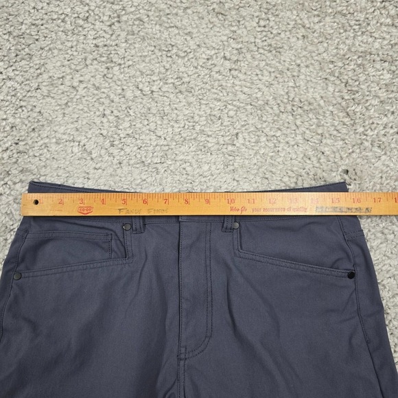 Western Rise Pants Mens 31 (Fits 30x30) Gray AT Slim Straight‎ Stretch Travel - Picture 9 of 13
